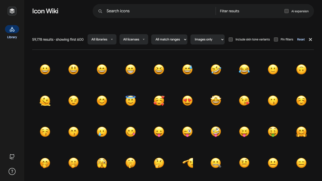 Filtering search results by adding smile to face
